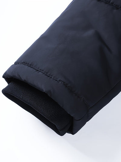 Warme Reißverschluss Gepolsterte Winter Jacke Für Herren | Perfekt für Outdoor-Aktivitäten
