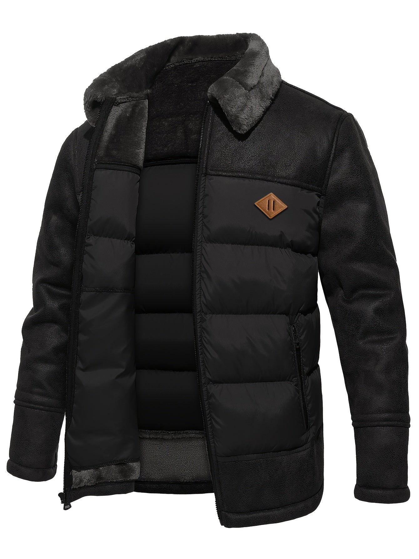 Warme Fleece Winter Jacke Für Herren | Ideal für Winter