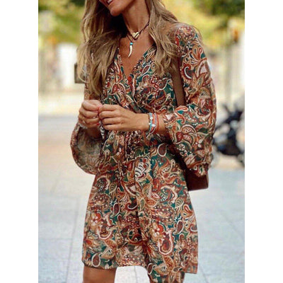 Boho Chic | Frauen Sommerkleid 2024