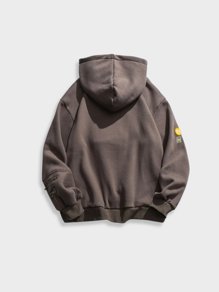 Vintage Emoji Druck Hoodie Für Herren | Bequeme Freizeitkleidung