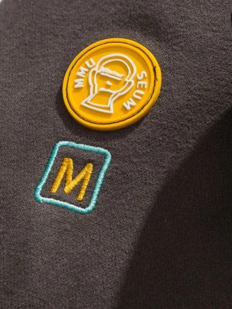 Vintage Emoji Druck Hoodie Für Herren | Bequeme Freizeitkleidung
