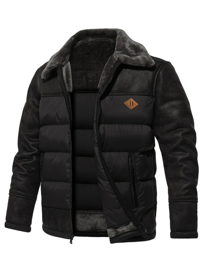 Warme Fleece Winter Jacke Für Herren | Ideal für Winter