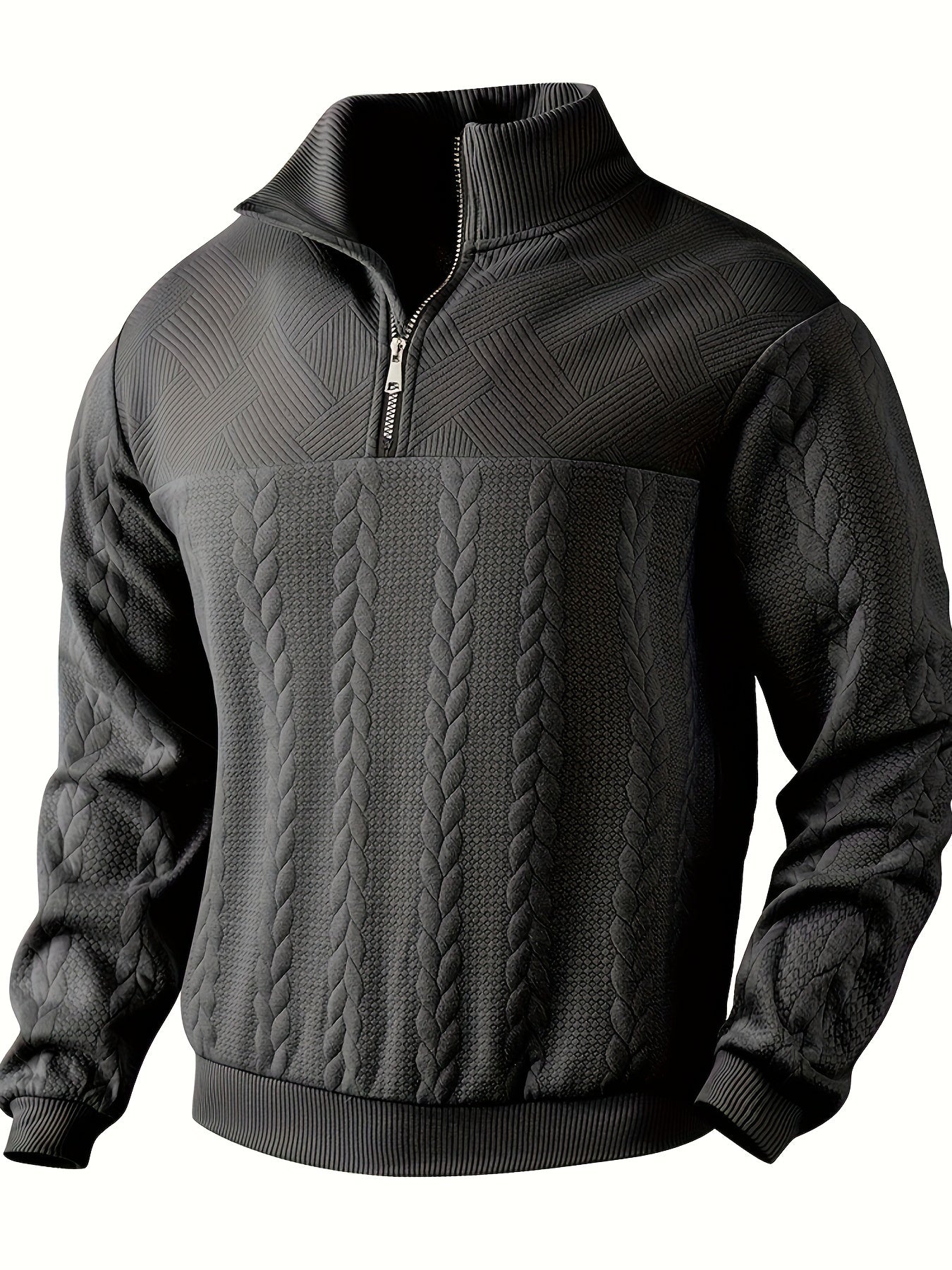 Caleb – Vintage Reißverschluss Pullover