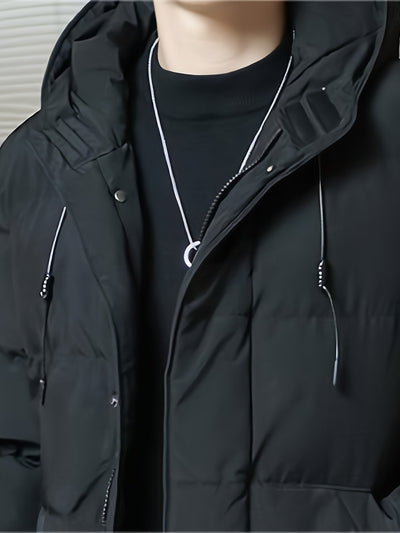 Casual Lange Winter Jacke Für Herren | Perfekt für Outdoor-Aktivitäten