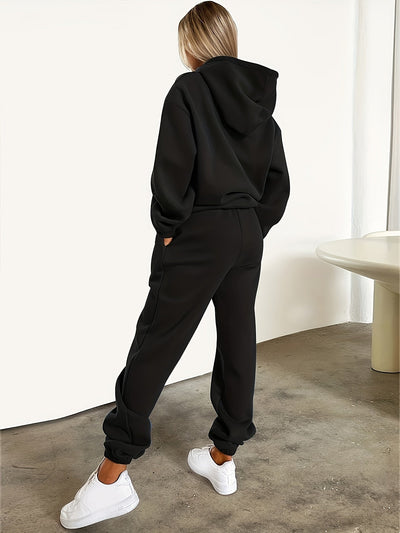 Stilvoller Trendiger Kapuzenpullover & Jogginghose Für Damen | Ideal für Herbst/Winter