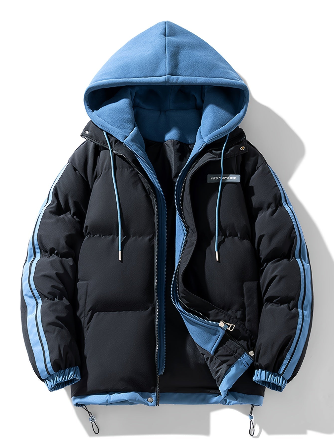 Warme lässige Puffer-Winterjacke mit Kapuze für Damen | Perfekt für Outdoor-Aktivitäten