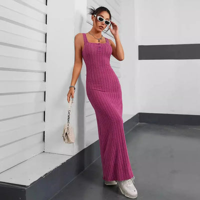 Brianna® | Ärmelloses, geripptes Kleid
