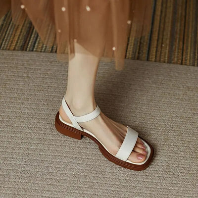 Donabel - Stilvolle Niedrige Leder Kleiderschuhe