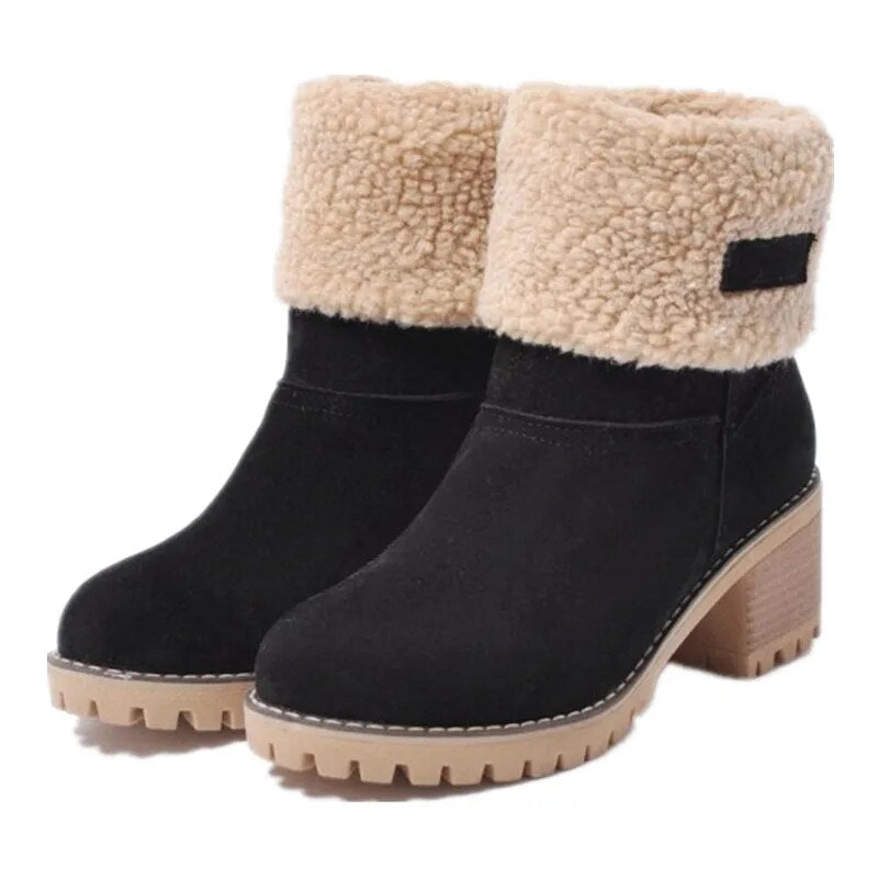 Bequeme Winter Stiefel Mit Baumwolle Für Damen | Perfekt für Outdoor-Aktivitäten
