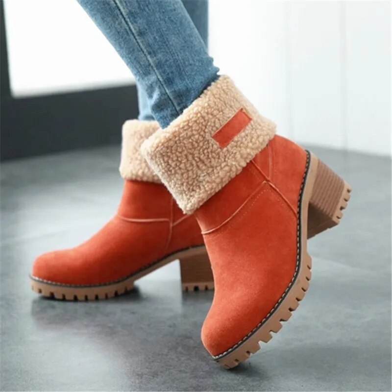 Bequeme Winter Stiefel Mit Baumwolle Für Damen | Perfekt für Outdoor-Aktivitäten
