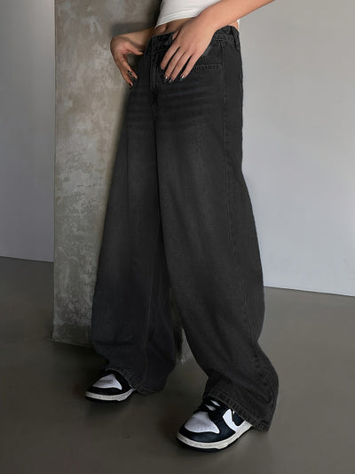 Baggy Jeans Damen | Weit Geschnitten Mit Hoher Taille