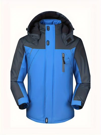 Warme Wasserabweisende Fleece Gefütterte Winterjacke Für Herren | Perfekt für Outdoor-Aktivitäten