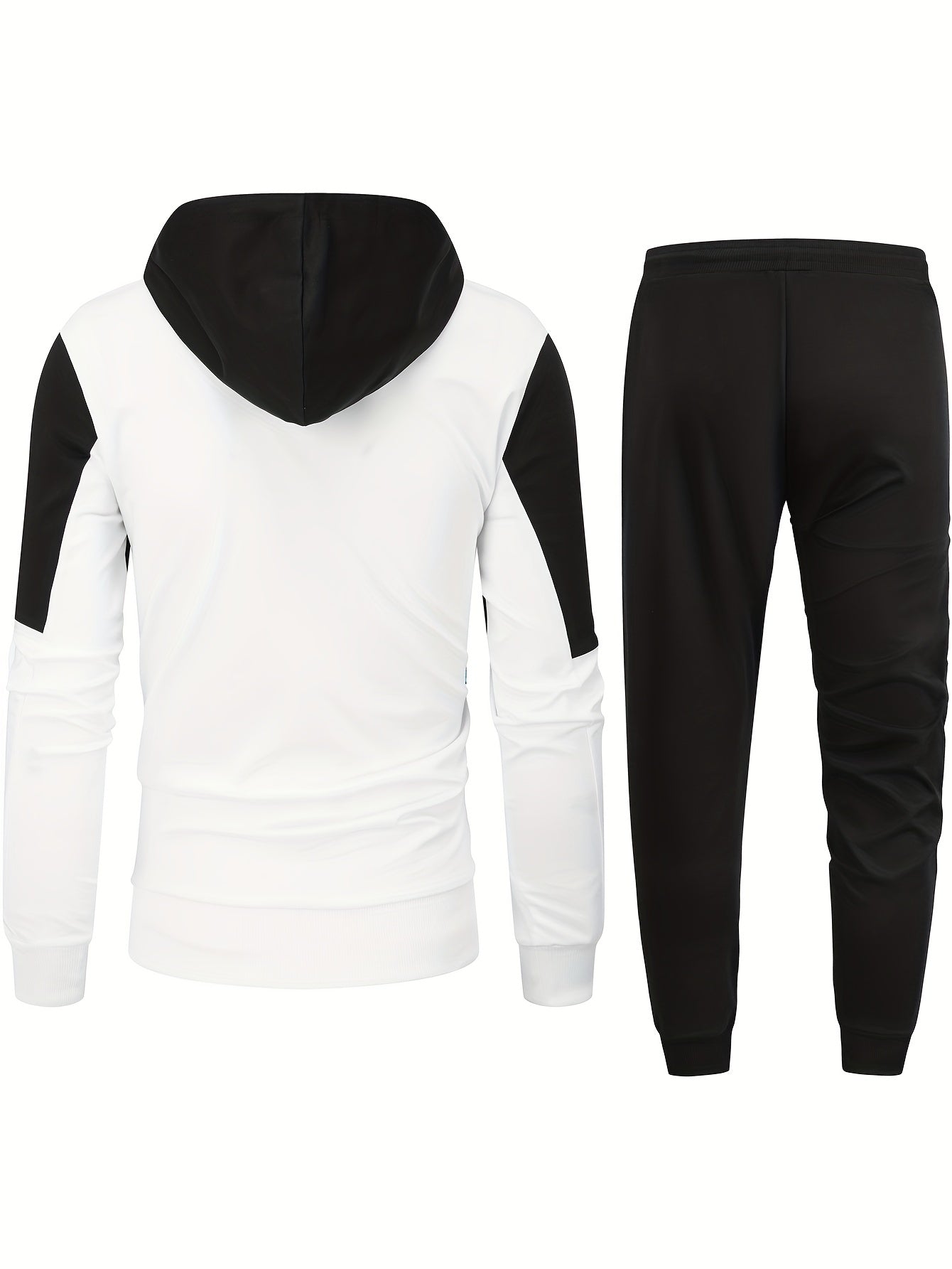 Casual Vollständiger Reißverschluss Hoodie Und Jogginghose Trainingsanzug Für Herren | Perfekt für Freizeitaktivitäten