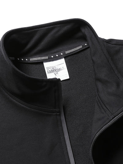 Vintage Vollständiger Reißverschluss Trainingsanzug Mit Tasche Und Jogginghose Für Herren | Perfekt für Outdoor-Aktivitäten