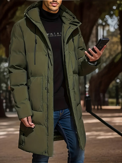 Casual Reißverschlussleiste Mit Taschen Winterjacke Für Herren | Perfekt für Winter