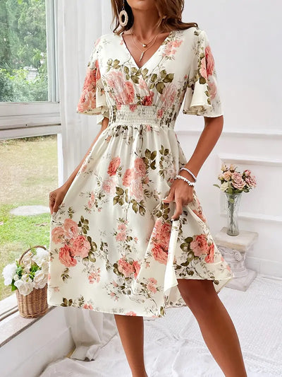 Teresa® | Wickelkleid mit Blumendruck für den Sommer