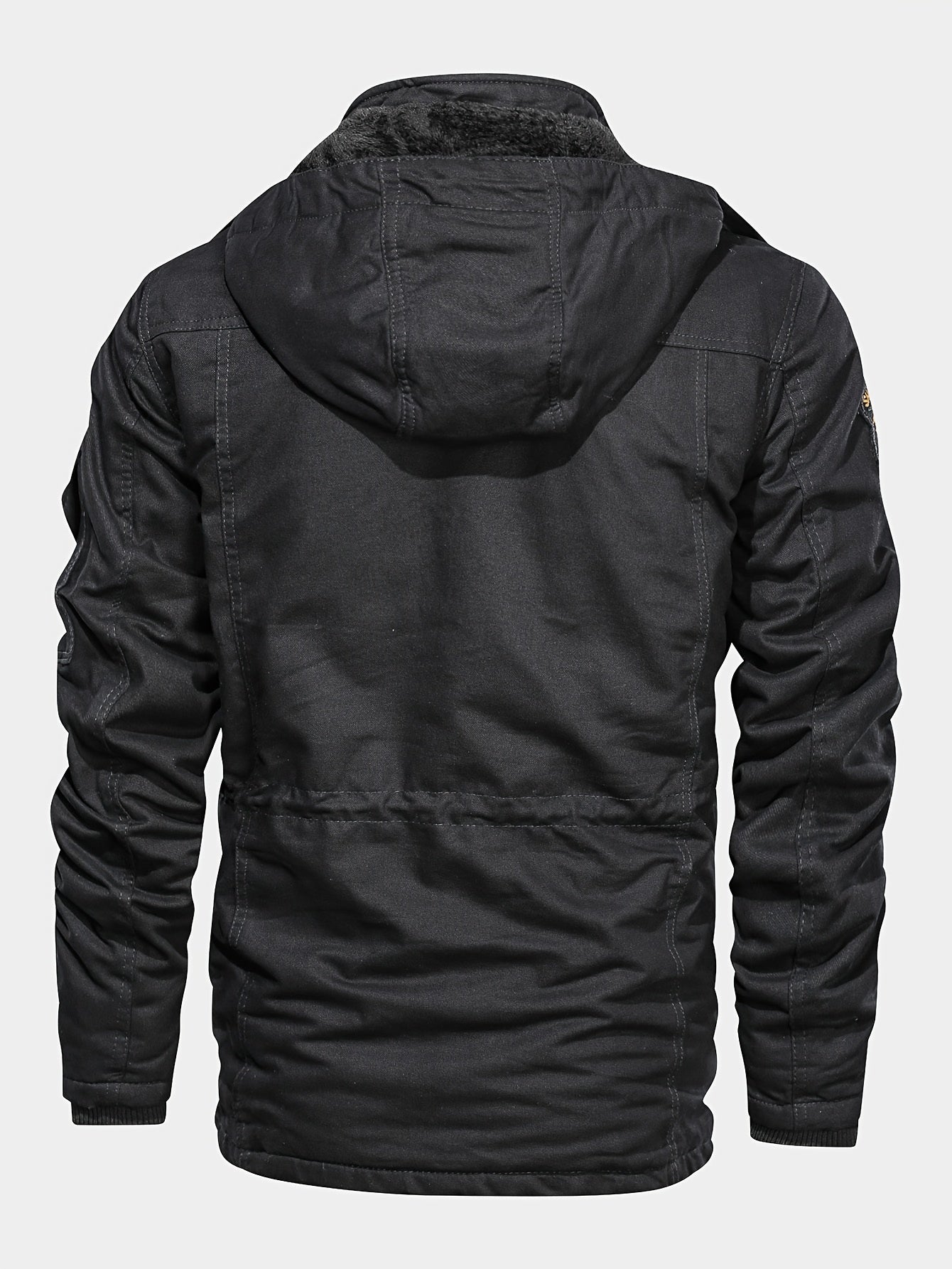 Taktische Warme Fleece Kapuzen-Cargo-Outdoorjacke Für Herren | Perfekt für Outdoor-Aktivitäten