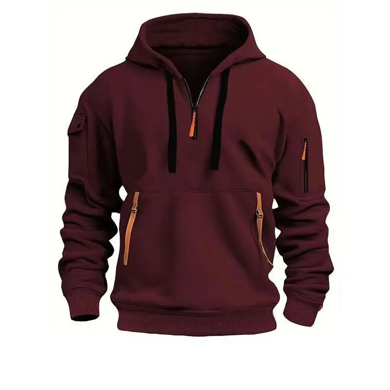Kapuzenpulli mit mehreren Taschen für Männer