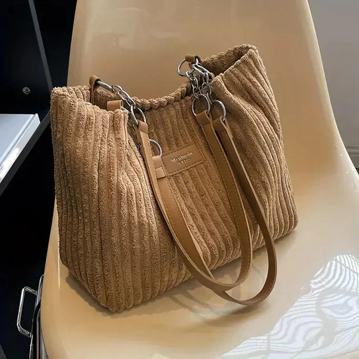 Elegante Cordtasche | Weiche Struktur | Trendiges Design