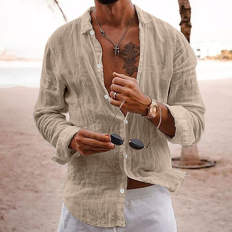 Strandhemd Madrid Herren