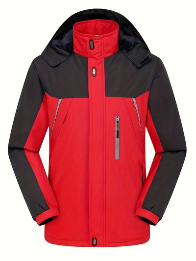 Warme Wasserabweisende Fleece Gefütterte Winterjacke Für Herren | Perfekt für Outdoor-Aktivitäten