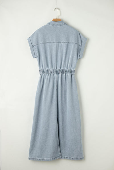 Brygida – Elegantes Jeanskleid