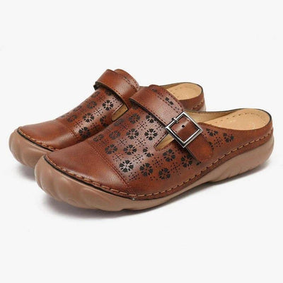 Damen Stylisch Slip-On Pantoletten | Flach