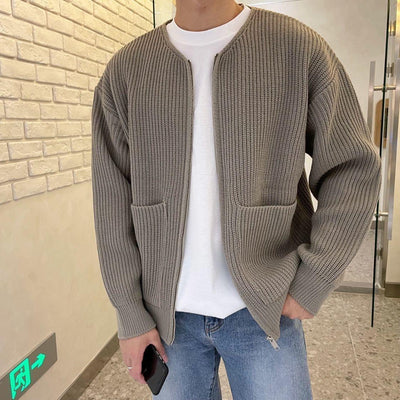 Strickjacke mit entspanntem Schnitt für Herren