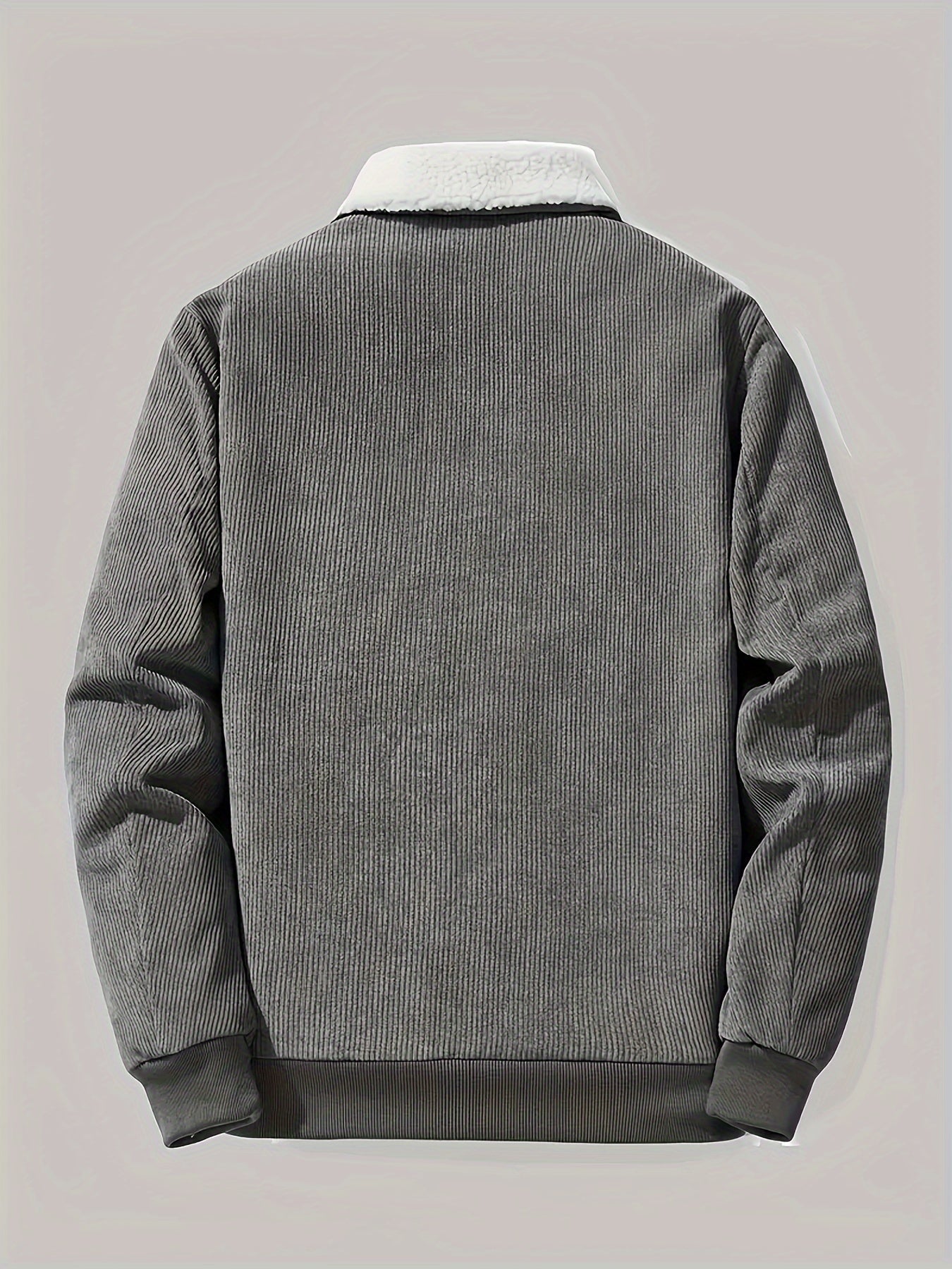 Lässige Mit Etikett Patch Fleece Gefütterte Winterjacke Für Herren | Perfekt für Outdoor-Aktivitäten