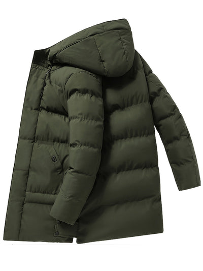 Warme Verdikte Midden-Lange Winter Jacke Für Herren | Perfekt für Freizeitaktivitäten