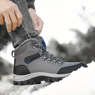 Winterschuhe Herren| Outdoor Schnürstiefel Mit Futter