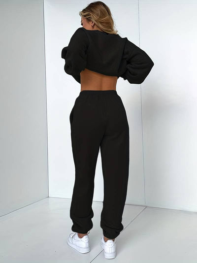 Baumwoll-Trainings- & Jogginganzug im lässigen Vintage-Look für Damen | Perfekt für den Alltag