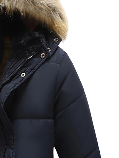Lässige Kapuzen-Polyester-Winterjacke Für Herren | Perfekt für Outdoor-Aktivitäten
