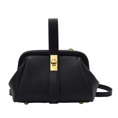 Vivienne - Schlichte PU-Schultertasche, trendige Tasche