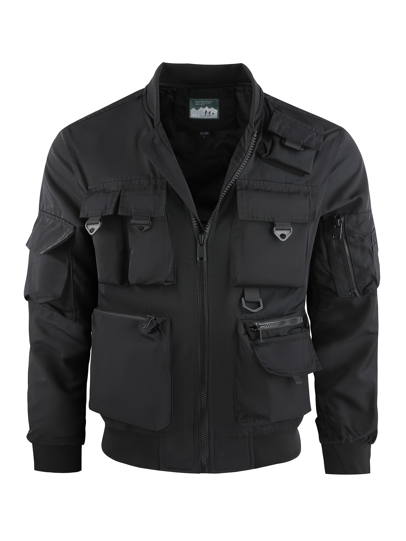 Taktische Multi-Taschen Cargo-Windbreaker-Outdoorjacke Für Herren | Perfekt für Outdoor-Aktivitäten