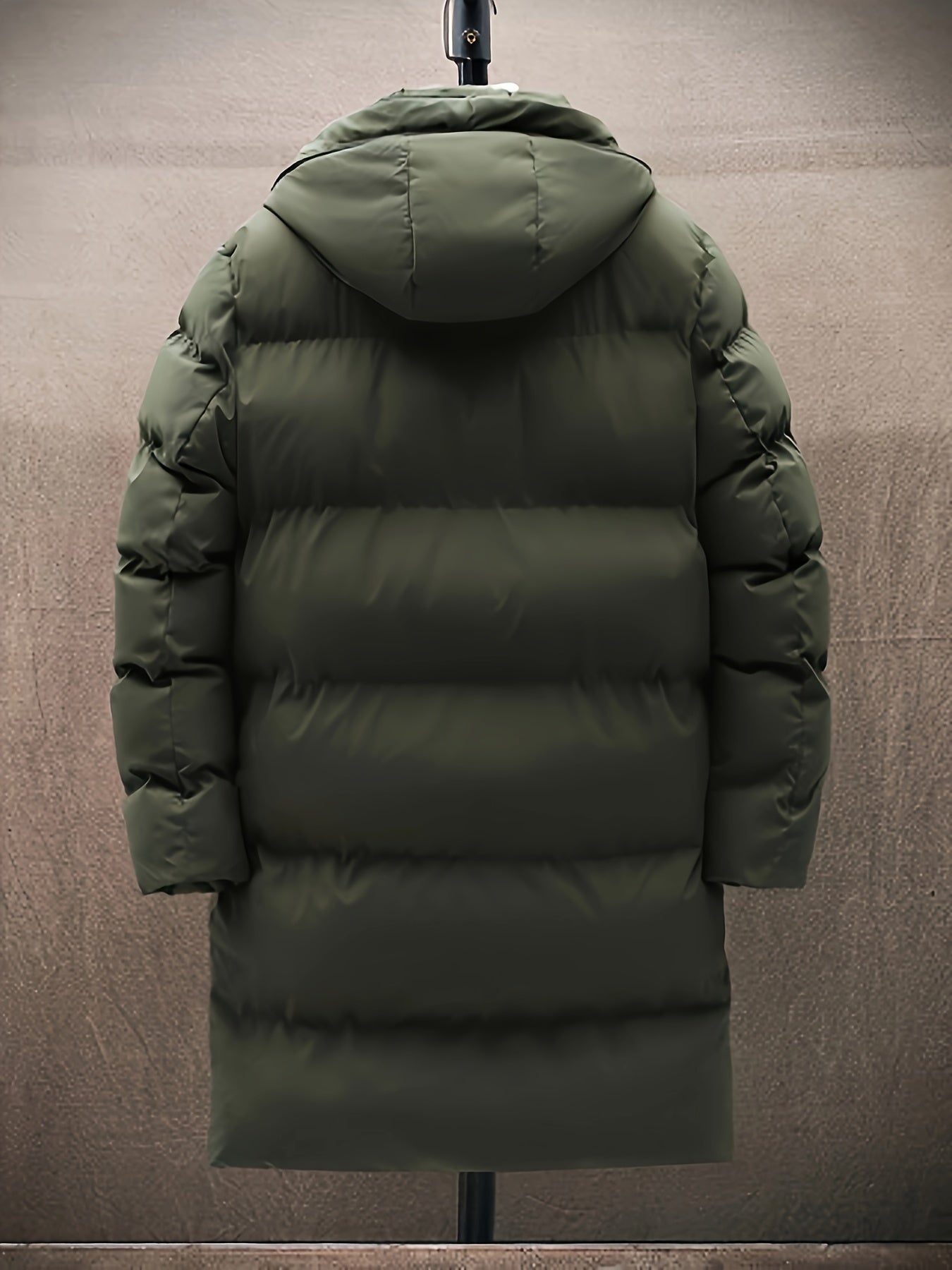 Casual Lange Kapuzen Puffer Winterjacke Für Herren | Perfekt für Wintertage