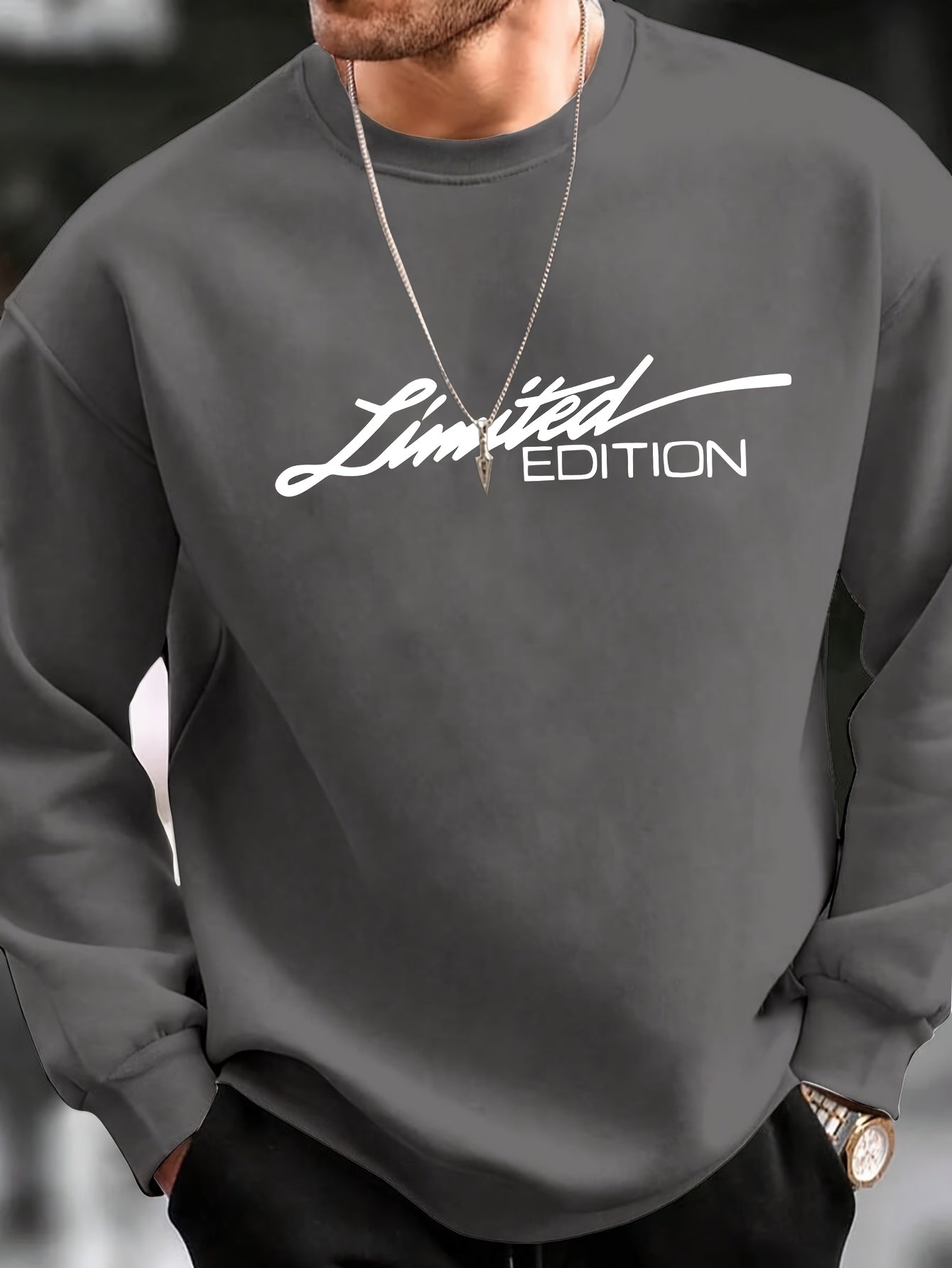 Stylischer Baumwolle Sweatshirt für Männer | Perfekt für den Alltag