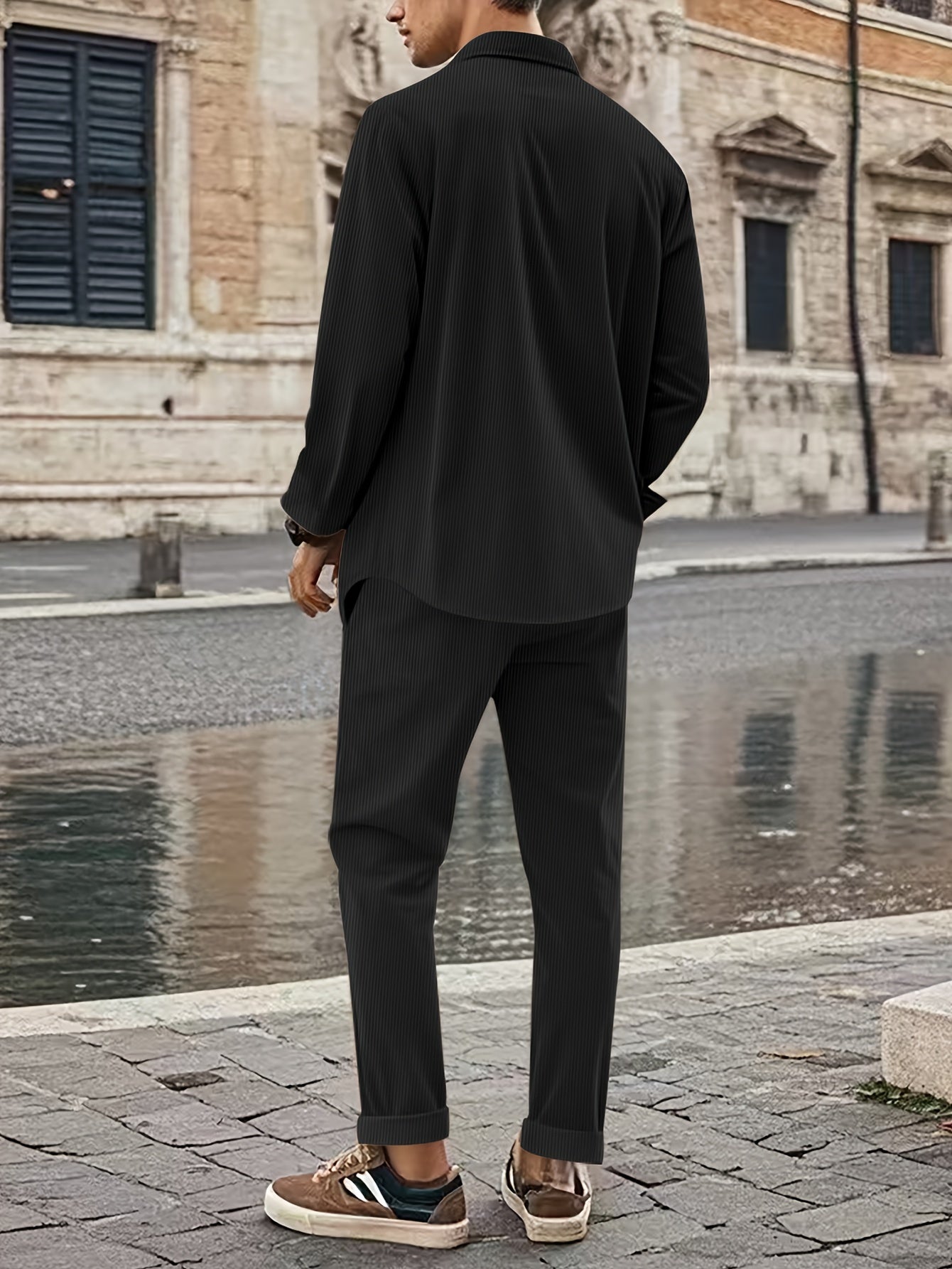 Warmer Reißverschluss Trainingsanzug Mit Jacke Und Hose Für Herren | Perfekt für Outdoor-Aktivitäten