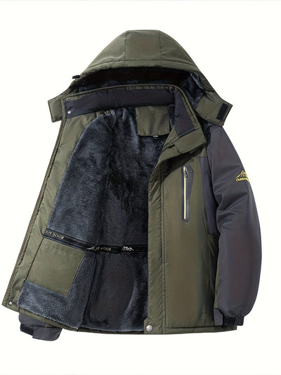 Warme Fleece Winter Jacke Für Herren | Perfekt für Outdoor-Aktivitäten