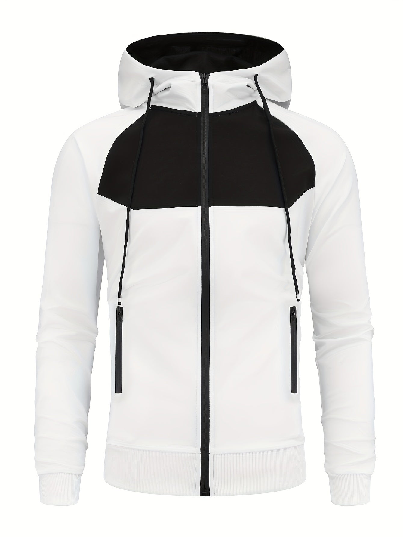 Casual Vollständiger Reißverschluss Hoodie Und Jogginghose Trainingsanzug Für Herren | Perfekt für Freizeitaktivitäten