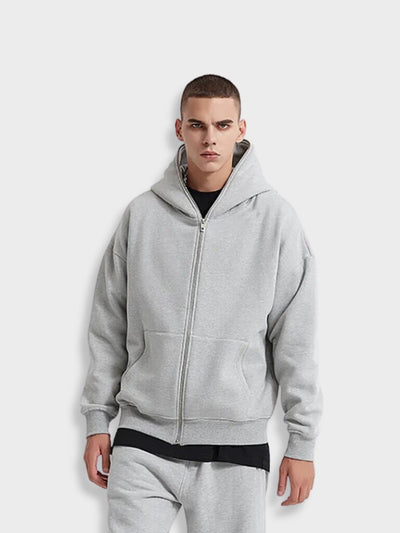 Warme Baumwolle Reißverschluss Hoodie Für Herren | Perfekt für Casual Days