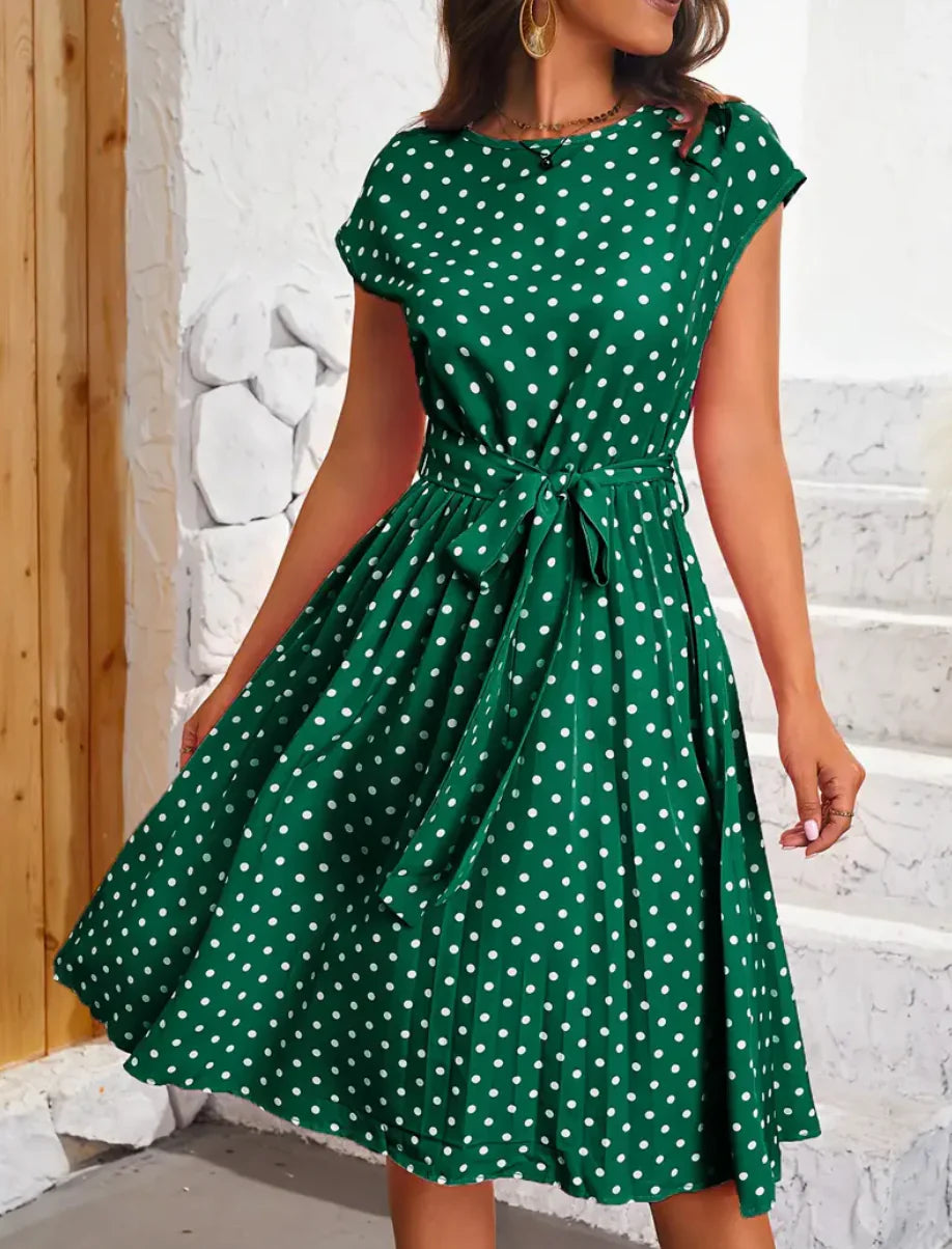 Aria - Punktkleid im Vintage-Stil, Elegant