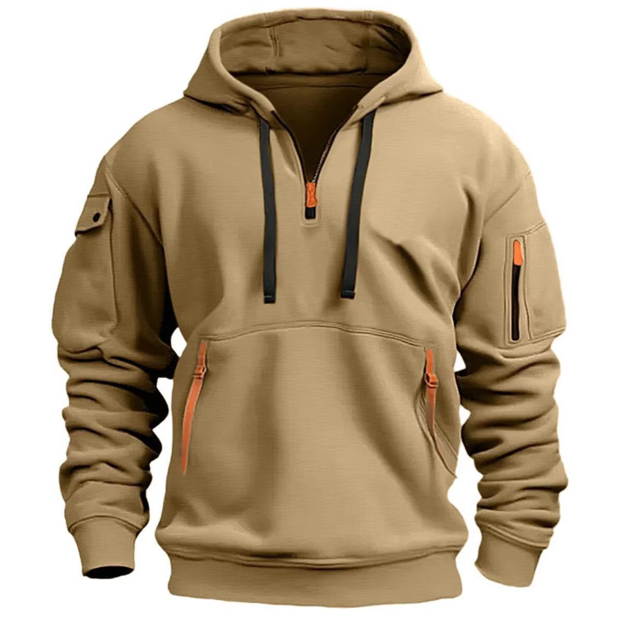 Kapuzenpulli mit mehreren Taschen für Männer