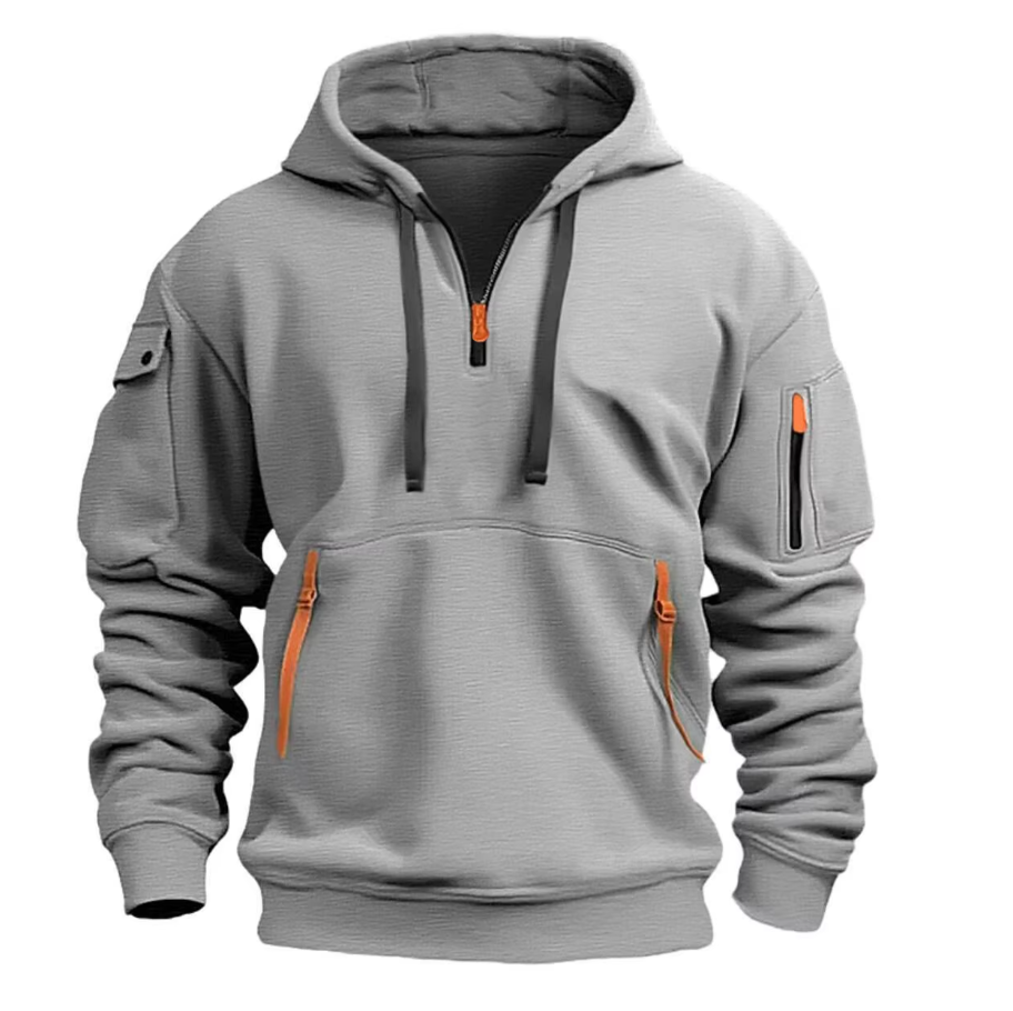 Kapuzenpulli mit mehreren Taschen für Männer