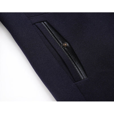 Bequemer Lange Wollmantel Mit Doppeltem Kragen Und Knöpfen Für Herren | Perfekt für Alltagstragen