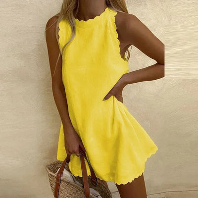 Nerian  –  Leicht Verspielt Sommerlich – Das kurze Kleid ist dein luftiger Begleiter für sonnige Tage.