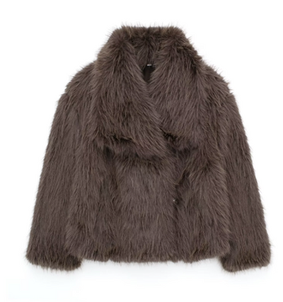 Elegante Damen Pelzjacke für stilvolle Winterlooks
