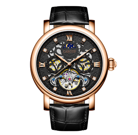 van Baerle® - Geschäftliches Lederarmbanduhren
