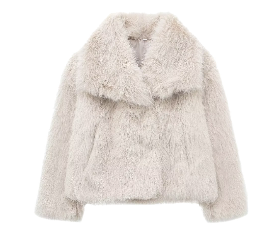 Elegante Damen Pelzjacke für stilvolle Winterlooks