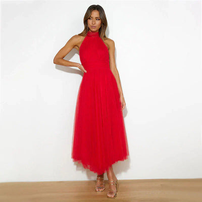 Criselda - Trendiges Neckholder Midi Outfit